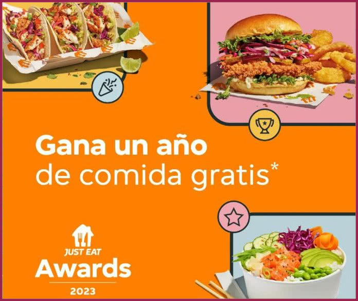 Sorteo Just Eat Comidas 12 Meses