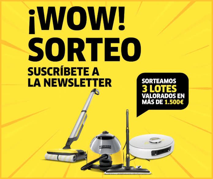 Sorteo Karcher Fregona Robot Limpiadora Vapor