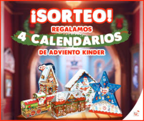 Sorteo Kinder Bueno 4 Calendarios