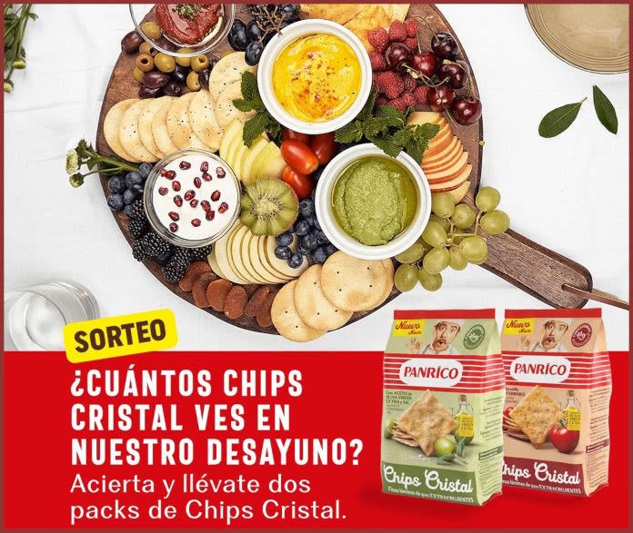 Sorteo Panrico 25 Lotes Chips Cristal