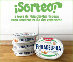 Sorteo Philadelphia 3 Lotes Veganos