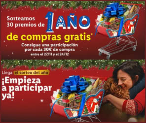 Sorteo Por Compra Lidl 30 Premios Compras 12 Meses