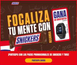 Sorteo Por Compra Snickers Smartwachs