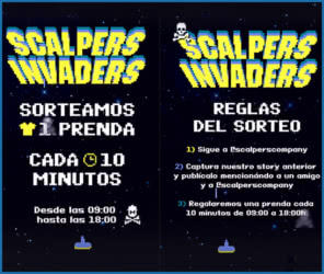Sorteo Scalpers Prendas Cada 10 Minutos