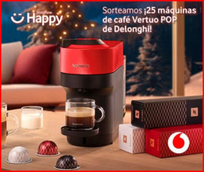 Sorteo Vodafone Miercoyes 25 Vertuo Pop