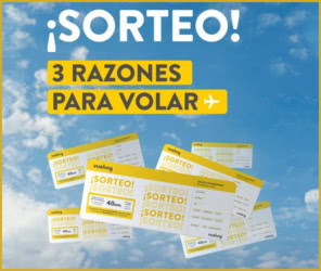 Sorteo Vueling 3 Vuelos Dobles
