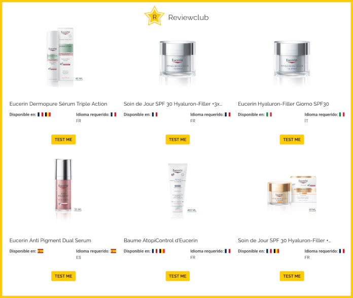 Tester Reviewclub Varios Productos