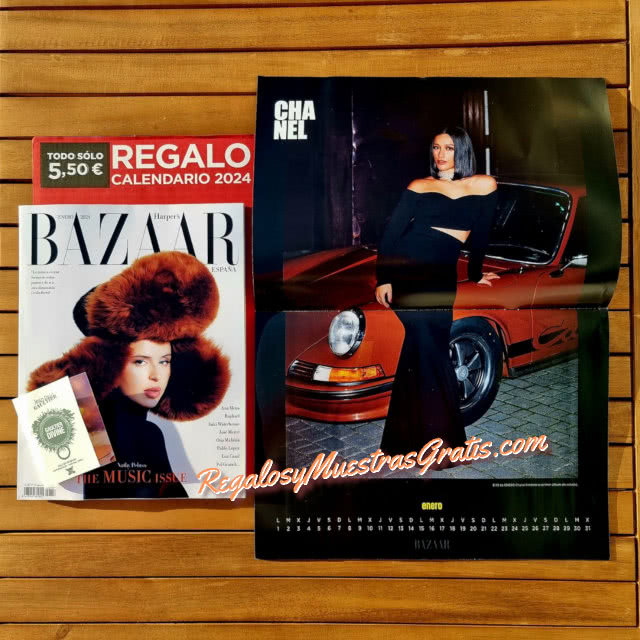 Regalos Revistas Enero 2024 Harpers Bazaar Calendario