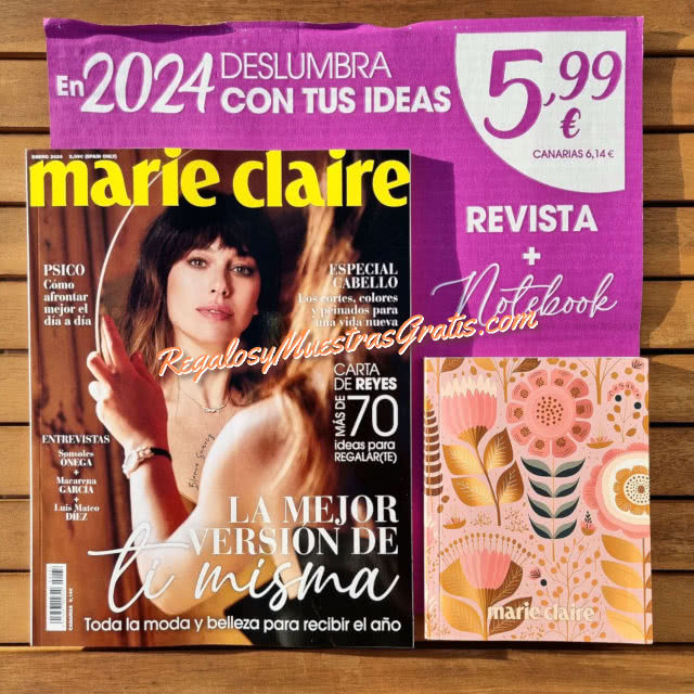 Regalos Revistas Enero 2024 Marie Claire