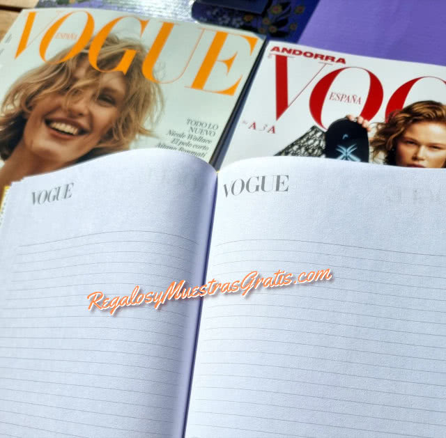 Regalos Revistas Enero 2024 Vogue Libreta