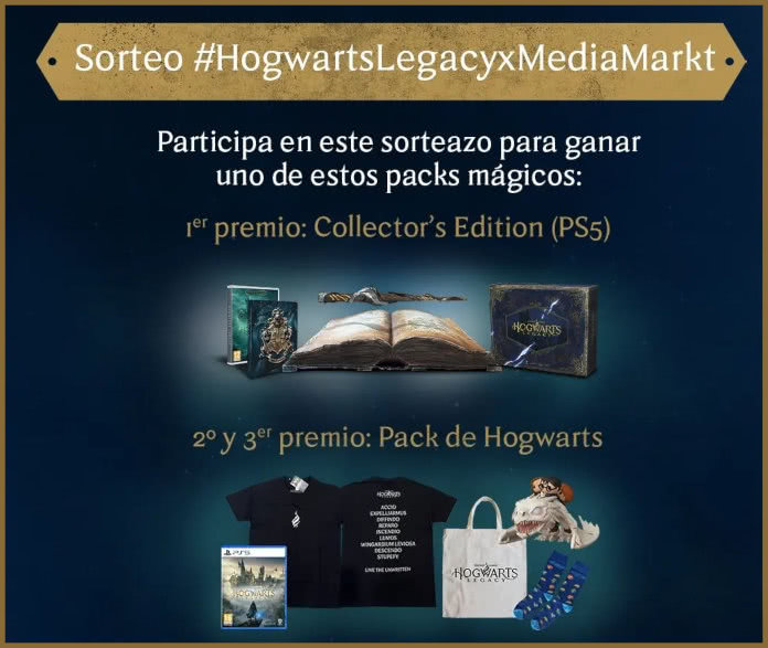 Sorteo Mediamarkt Warner Harry Potter PS5