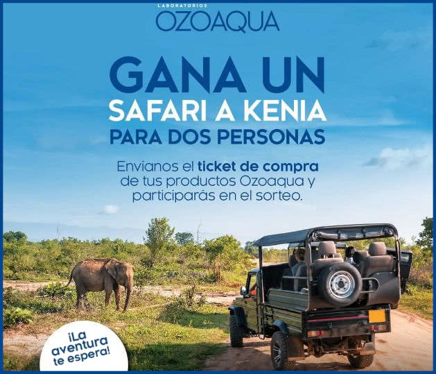 Sorteo Ozoaqua Viaje Kenia