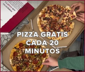 Sorteo Pizzerias Carlos Pizza Cada 20 Minnutos