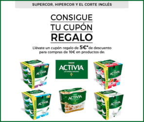 Cupones Descuento El Corte Inglés Activia