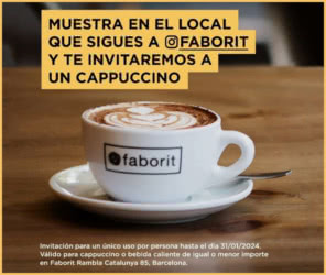 Gratis Faborit Capuccino Rambla Catalunya