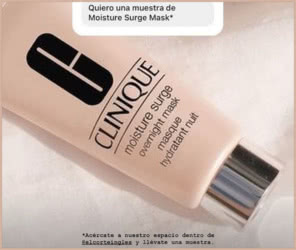 Muestras Gratis Clinique Moisture Surge Mask