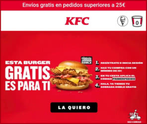 Regalos Por Compra KFC Burger Gratis