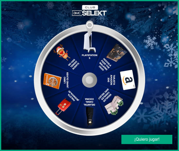 Sorteo Amc Ruleta Navidad