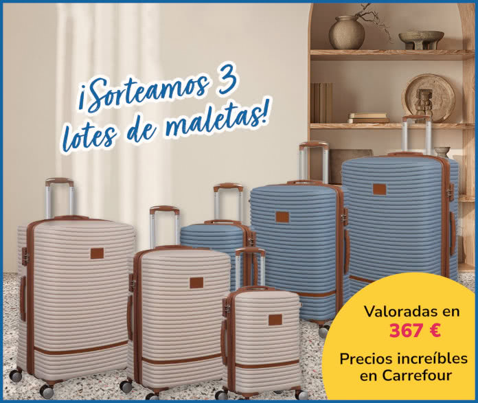 Sorteo Carrefour 3 Lotes Maletas