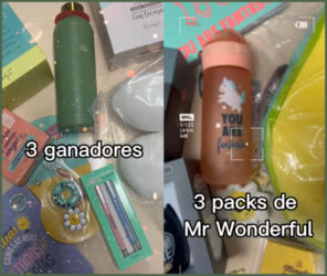 Sorteo Clarel Mrwonderful 3 Ganadores