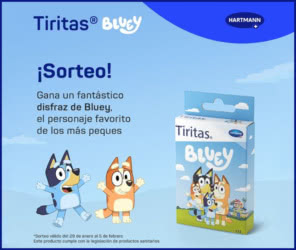 Sorteo Tiritas 10 Disfraces Bluey