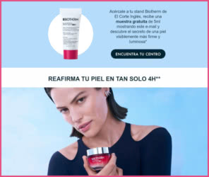 Muestras Gratis Biotherm Uplift