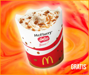 Regalo Por Compra Mcdonalds Lotus Biscoff
