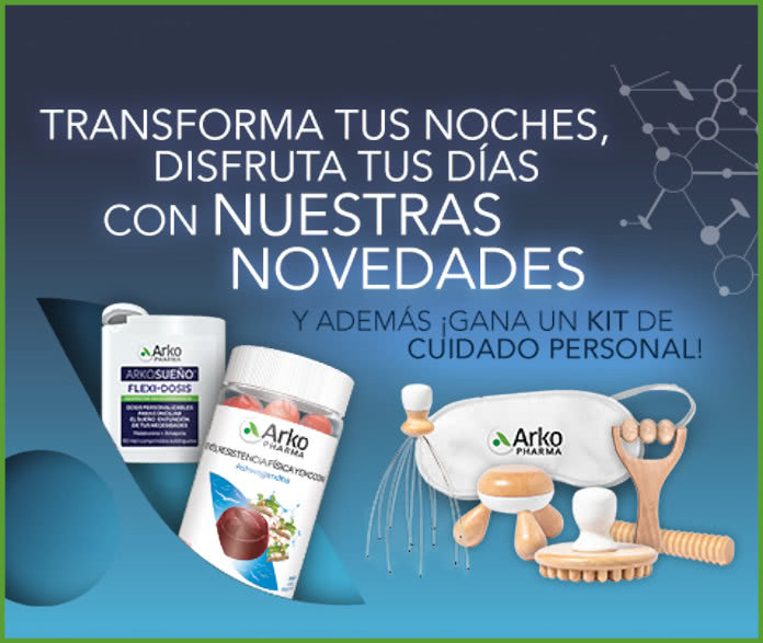 Sorteo Arkopharma 5 Masajeadores 1 Antifaz