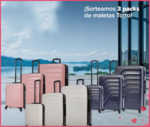 Sorteo Carrefour 3 Packs Maletas Totto
