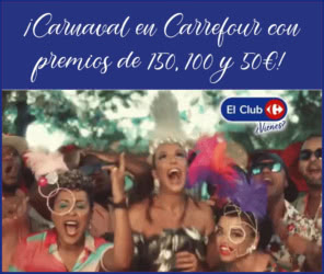 Sorteo Carrefour Carnaval 150e a 50e