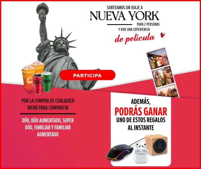 Sorteo Por Compra Coca Cola Viaje NY