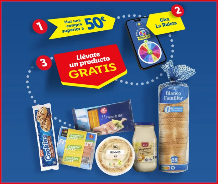 Sorteo Por Compra Lidl Gira Ruleta