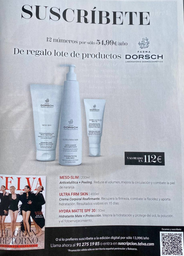 Regalos Suscripción Revistas Telva Octubre 2024