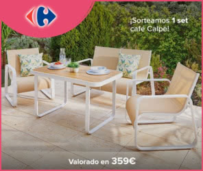 Sorteo Carrefour Set Cafe Calpe
