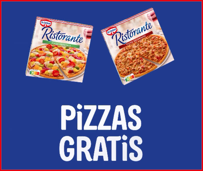 Sorteo Dr Oetker Pizzas Gratis