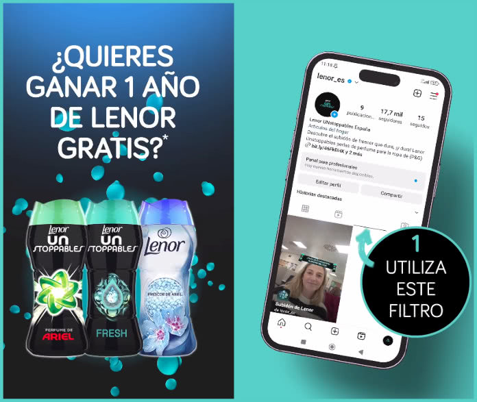 Sorteo Lenor 12 Meses Producto