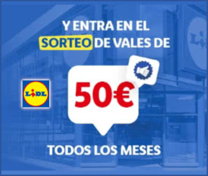 Sorteo Lidl Vales 50e
