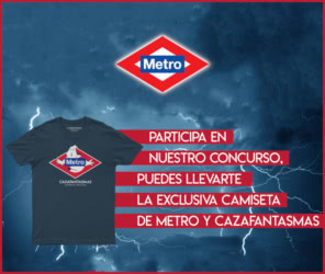 Sorteo Metro Madrid Camisetas Cazafantasmas