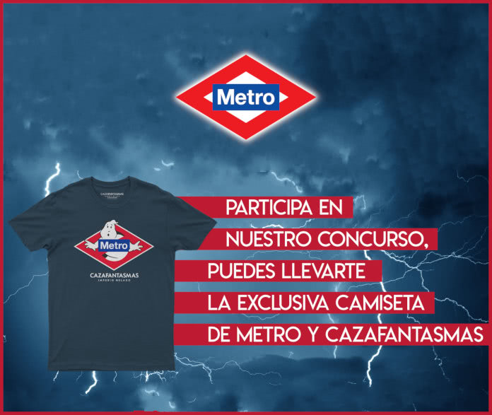 Sorteo Metro Madrid Camisetas Cazafantasmas