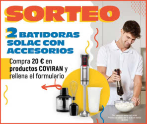 Sorteo Por Compra Coviran 2 Batidoras Solac