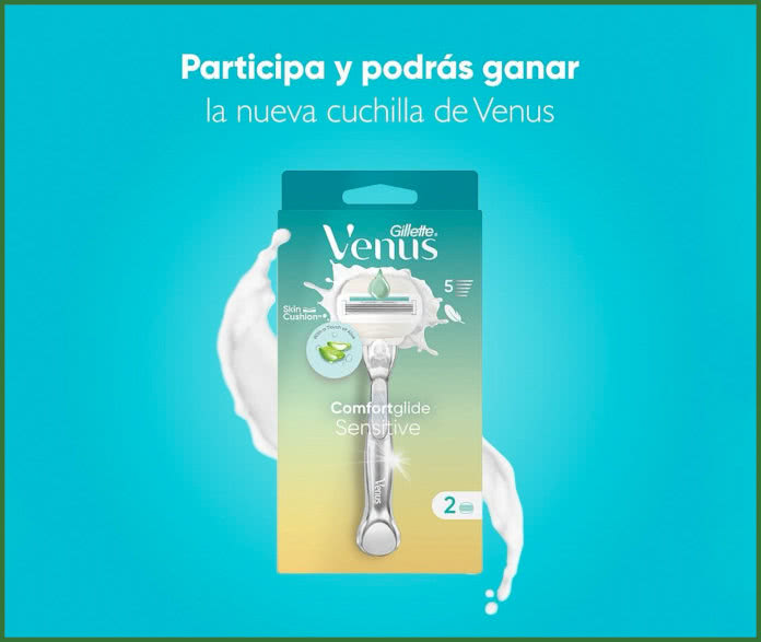 Sorteo Venus Gillette Nueva  Cuchilla