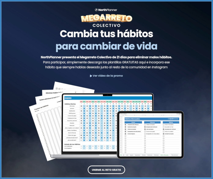 Gratis Northplanner Reto 21 Dias