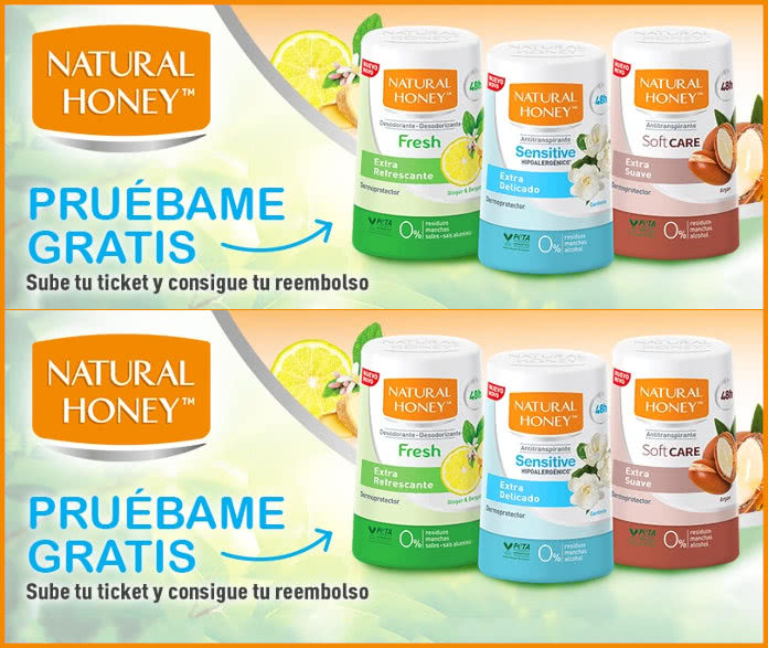 Reembolso Natural Honey Fresh Sensitive Softcare