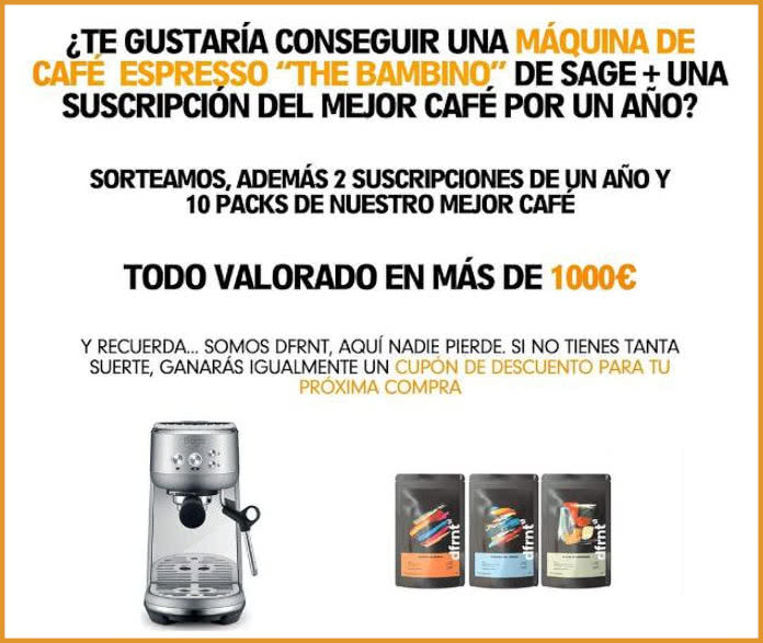 Sorteo Dfrnt Cafetera