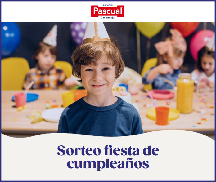 Sorteo Leche Pascual Fiesta Cumple
