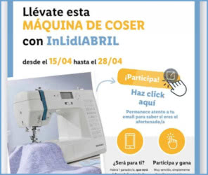 Sorteo Lidl Maquina Coser