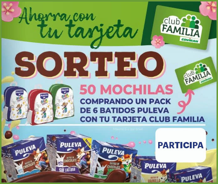 Sorteo Por Compra Coviran 50 Mochilas