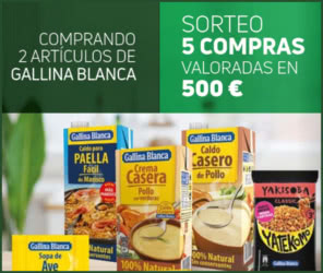Sorteo Por Compra Coviran Gallina Blanca 2