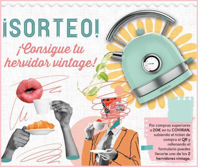 Sorteo Por Compra Coviran Hervidor Vintage
