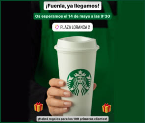 Gratis Starbucks 100 Primeros Fuenla